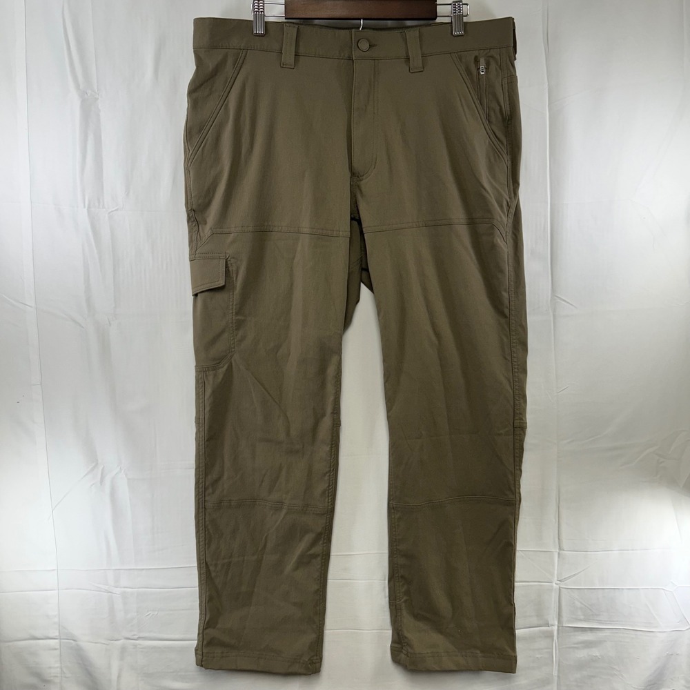 Ridgecut Toughwear Work Pants Mens 38x30 Falcon Brown Ultra Flex Straight Fit